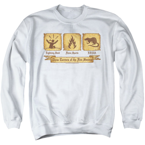 The Princess Bride Three Terrors White Crewneck Sweatshirt