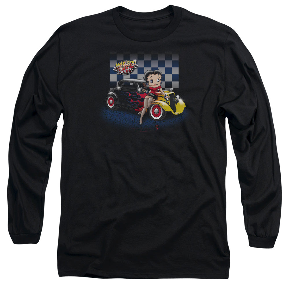 Betty Boop Hot Rod Boop Long Sleeve T-Shirt