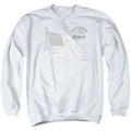 US Army Flag Sketch Crewneck Sweatshirt