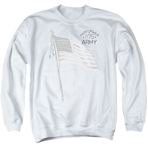 US Army Flag Sketch Crewneck Sweatshirt