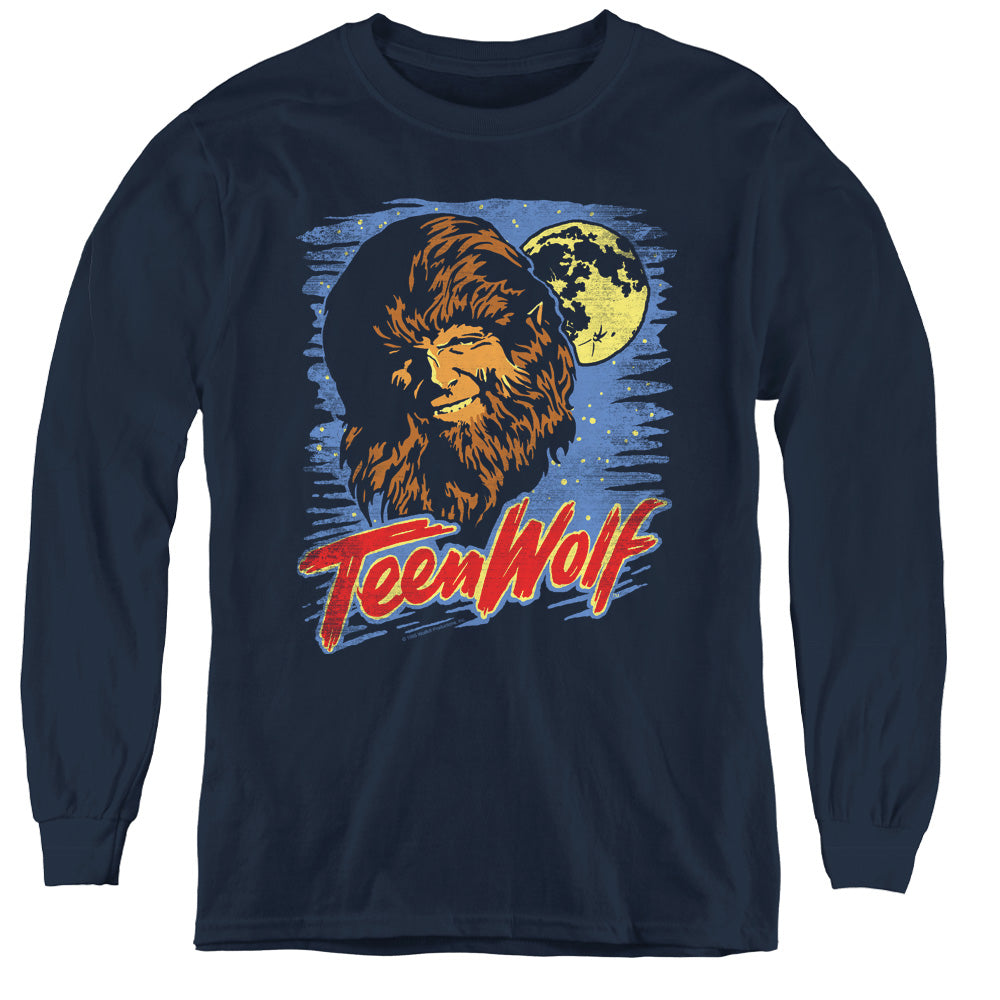 Teen Wolf Moon Wolf Youth Long Sleeve T-Shirt
