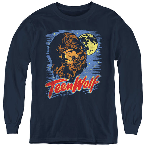 Teen Wolf Moon Wolf Youth Long Sleeve T-Shirt