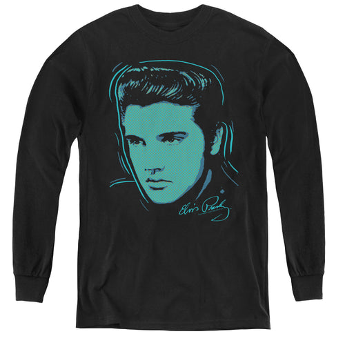 Elvis Presley Young Dots Youth Long Sleeve T-Shirt
