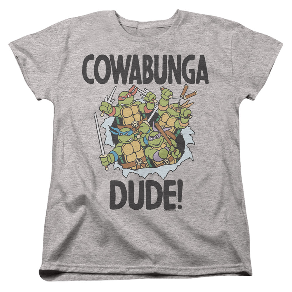 Teenage Mutant Ninja Turtles Cowabunga Dude Pastel Womens T-Shirt