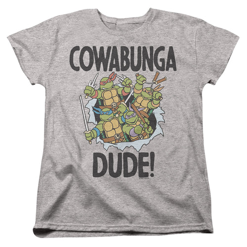 Teenage Mutant Ninja Turtles Cowabunga Dude Pastel Womens T-Shirt