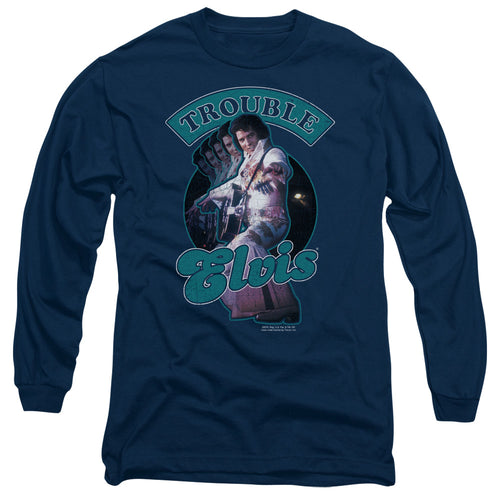 Elvis Presley Total Trouble Long Sleeve T-Shirt