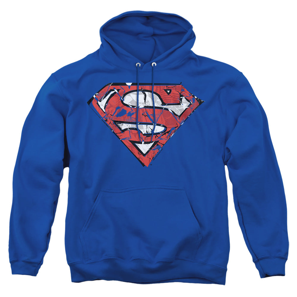 Superman Ripped and Shredded Pullover Hoodie
