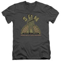 Sun Records Elvis Silhouette V-Neck T-Shirt