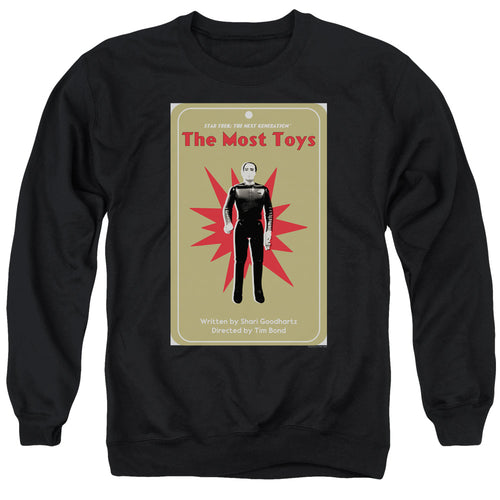 Star Trek The Most Toys Black Crewneck Sweatshirt