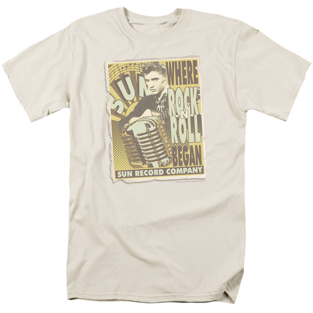 Sun Records Rock N Roll Began Poster T-Shirt