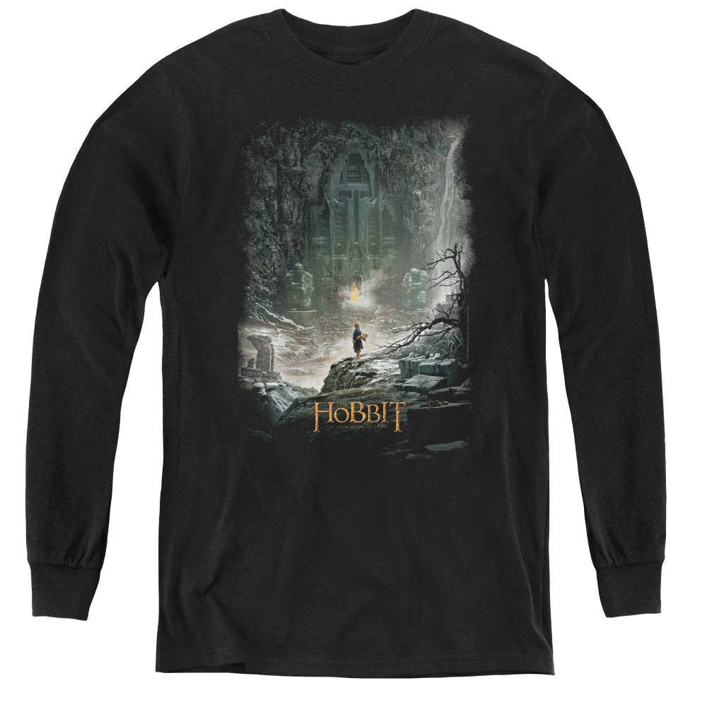 The Hobbit At Smaug's Door Youth Long Sleeve T-Shirt