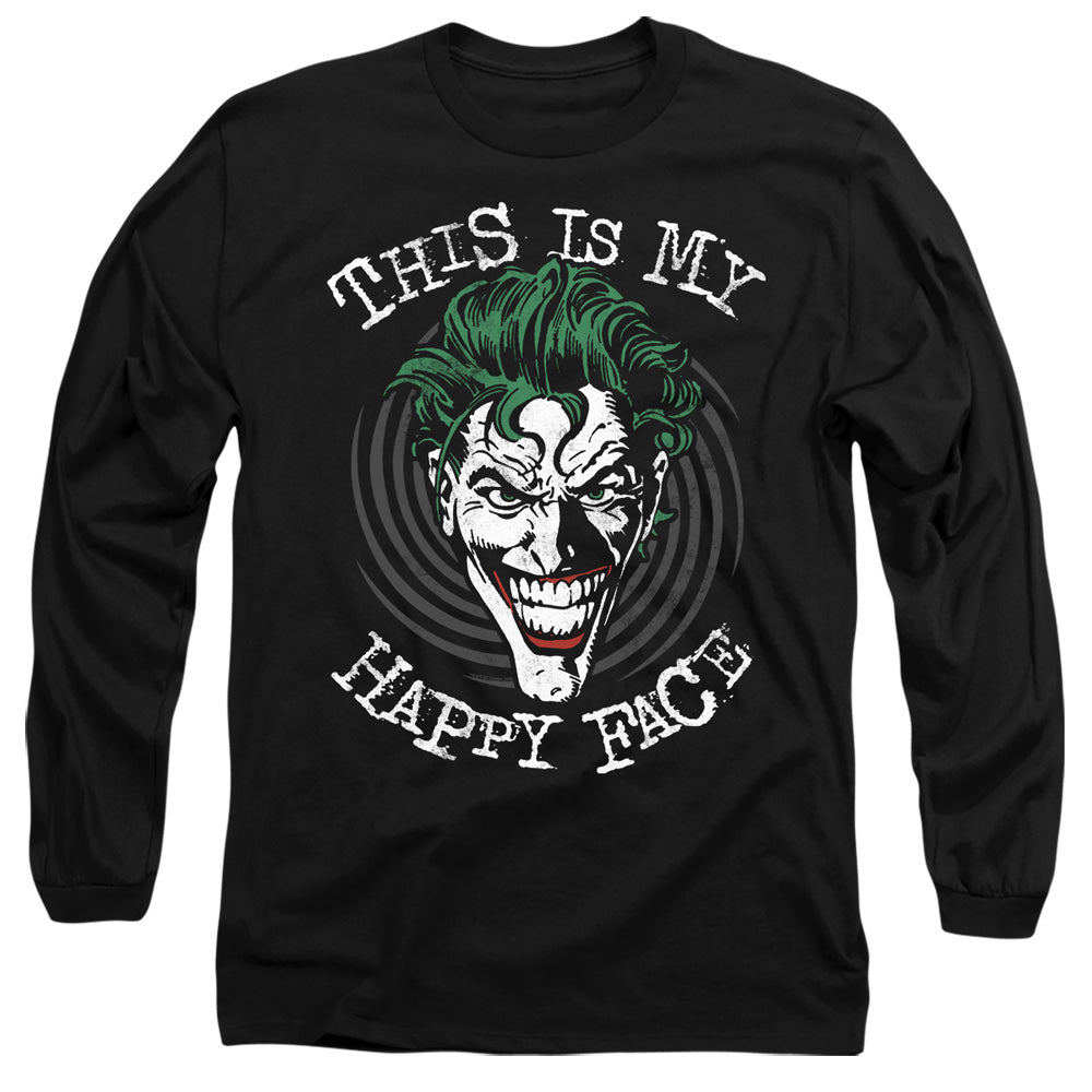Batman Maniacal Spiral Long Sleeve T-Shirt