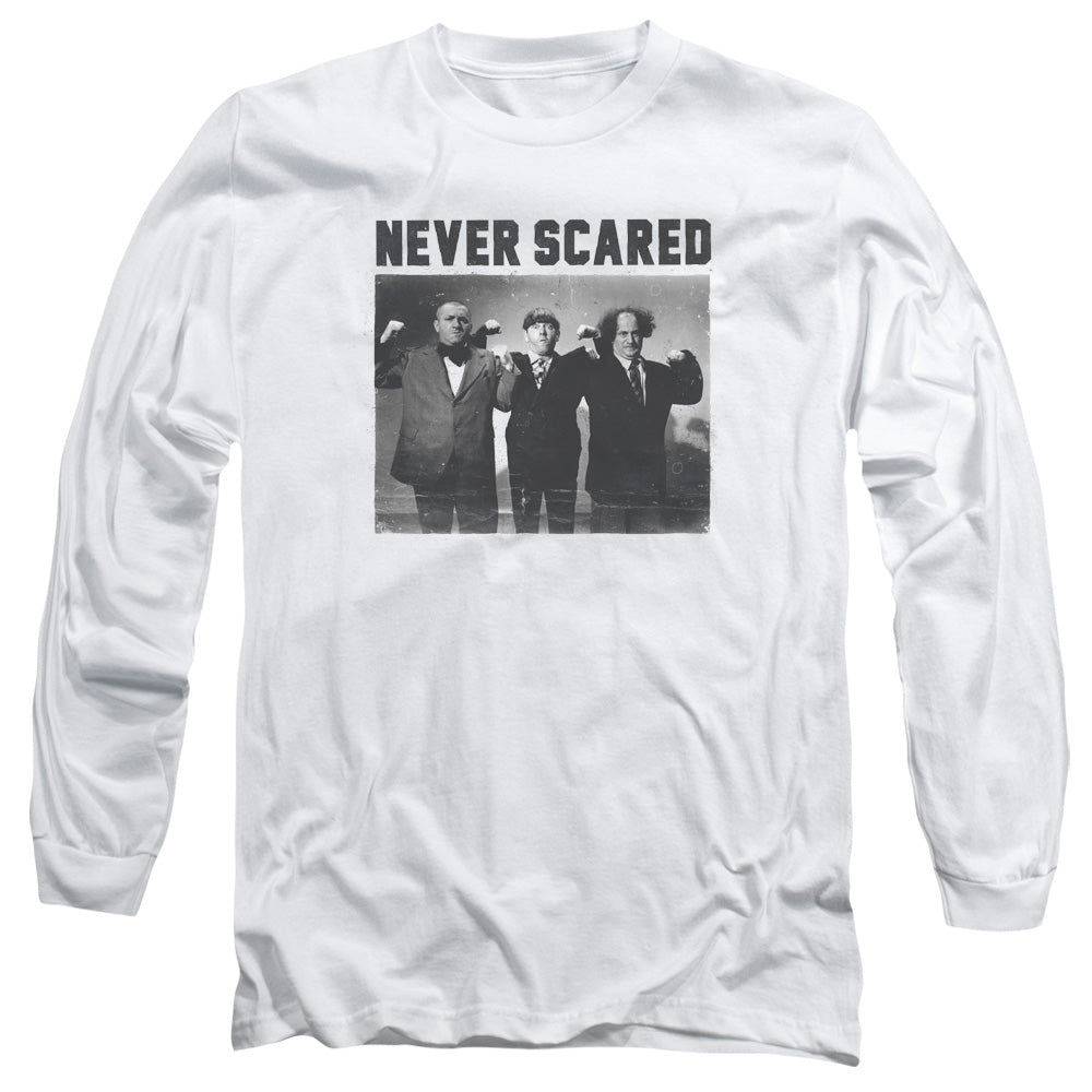 The Three Stooges Never Scared Long Sleeve T-Shirt