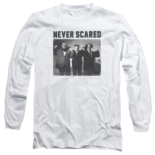 The Three Stooges Never Scared Long Sleeve T-Shirt