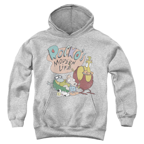 Rocko's Modern Life Logo Group Youth Hoodie