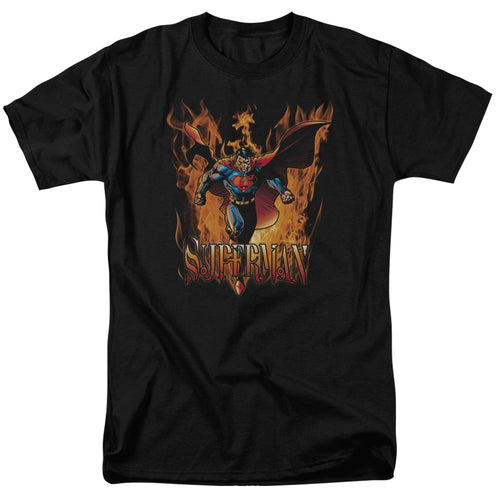 Superman Through the Fire T-Shirt