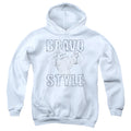 Johnny Bravo Bravo Style Youth Hoodie