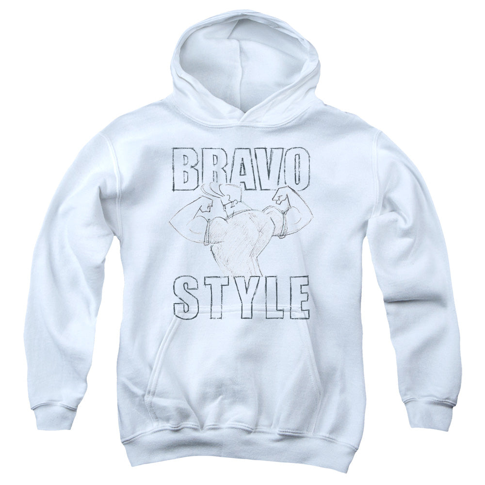 Johnny Bravo Bravo Style Youth Hoodie
