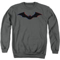 The Batman Tri-color Bat Silhouette Crewneck Sweatshirt