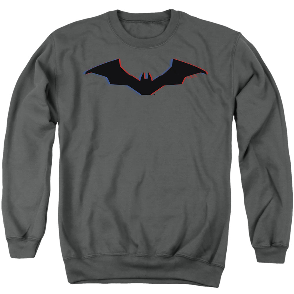 The Batman Tri-color Bat Silhouette Crewneck Sweatshirt