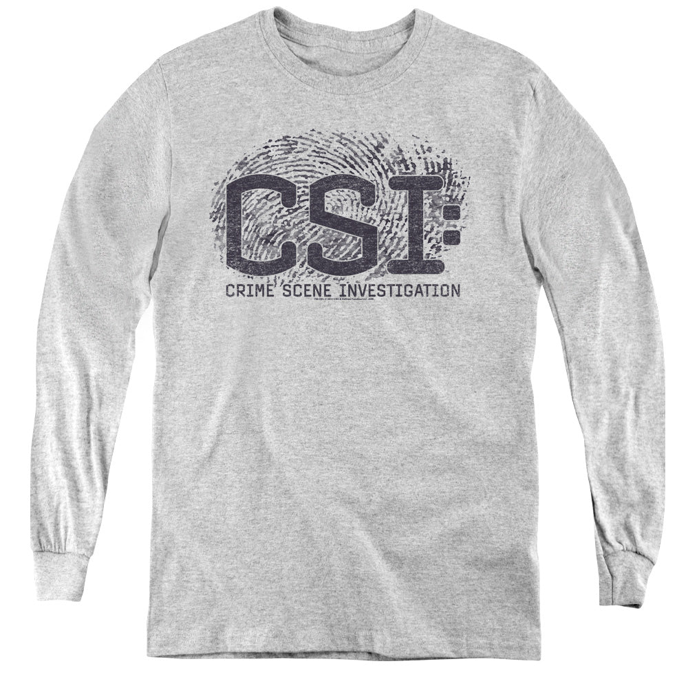 CSI Distressed Logo Youth Long Sleeve T-Shirt