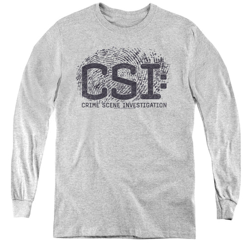 CSI Distressed Logo Youth Long Sleeve T-Shirt