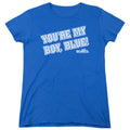 Old School My Boy Blue Womens T-Shirt