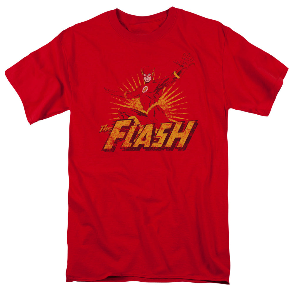Justice League Flash Rough Distress T-Shirt