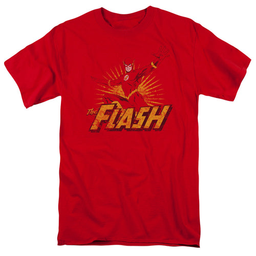 Justice League Flash Rough Distress T-Shirt