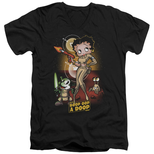 Betty Boop Star Princess V-Neck T-Shirt