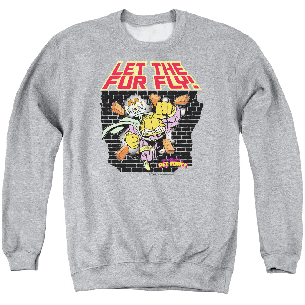 Garfield Let The Fur Fly Crewneck Sweatshirt