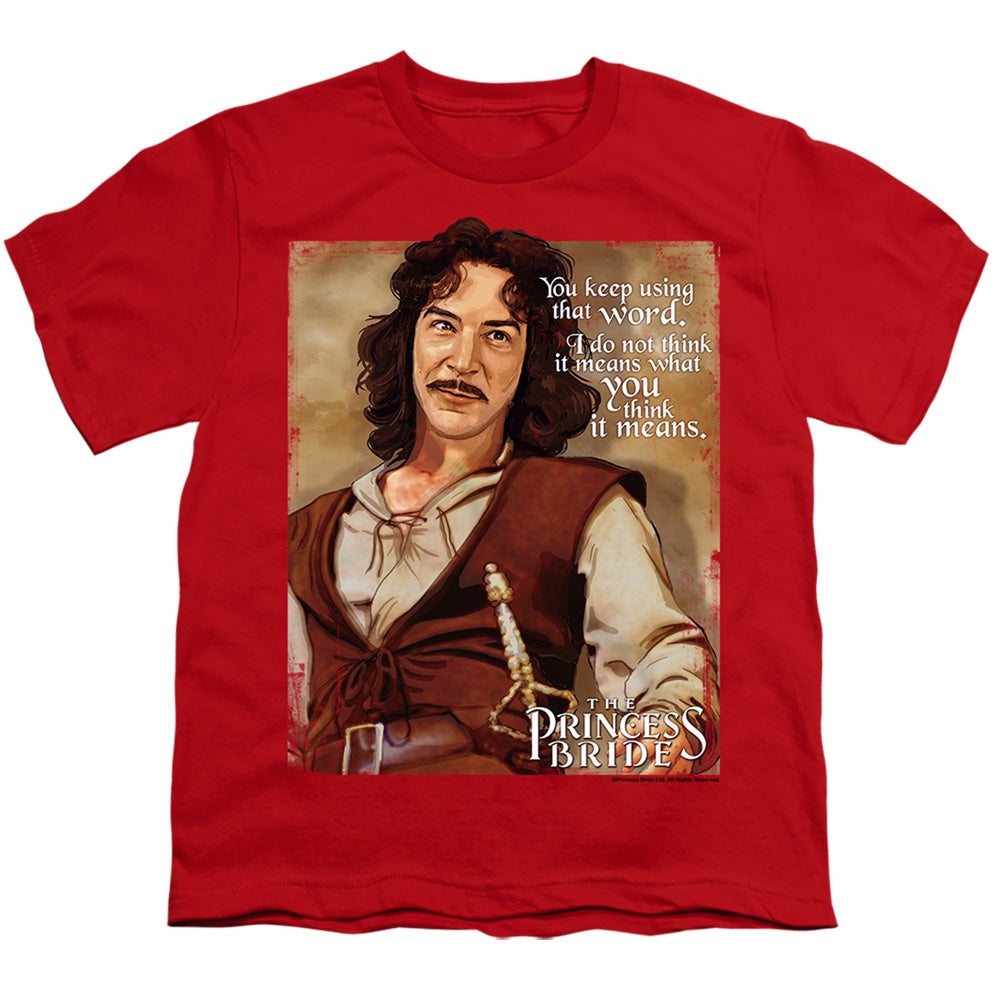 The Princess Bride Word Red Youth/Toddler T-Shirt