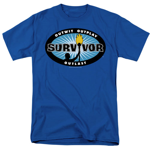 Survivor Blue Burst T-Shirt
