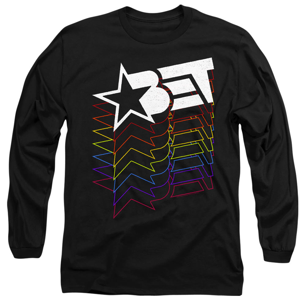 BET Cascading Rainbow Logo Long Sleeve T-Shirt