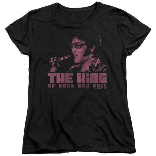 Elvis Presley The King Womens T-Shirt