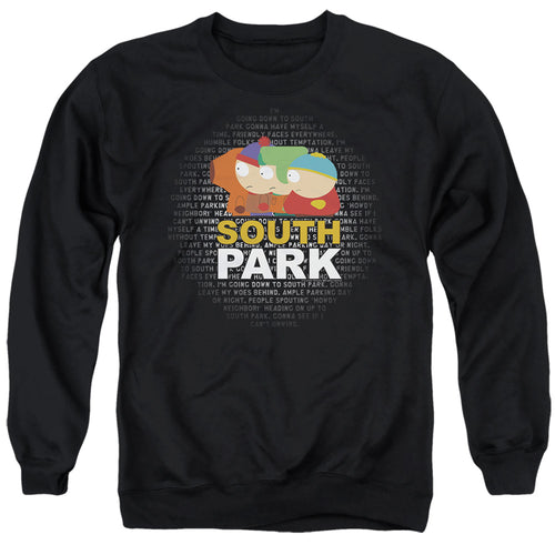 South Park Lyrics Crewneck Sweatshirt