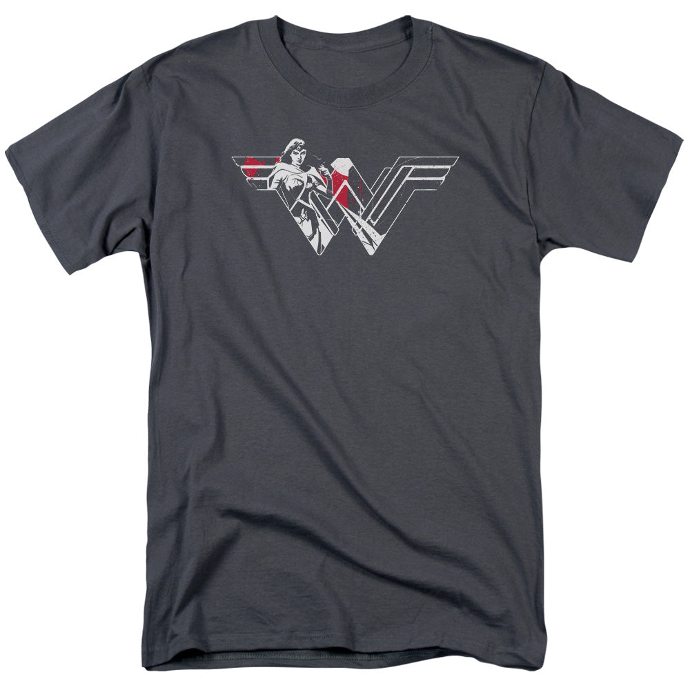 Batman v Superman Wonder Splatter Logo T-Shirt