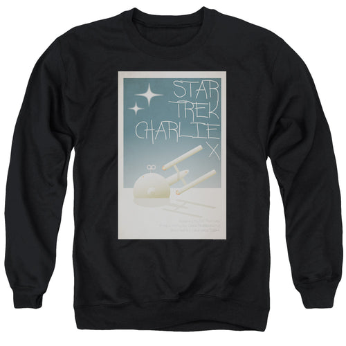Star Trek Charlie X Black Crewneck Sweatshirt