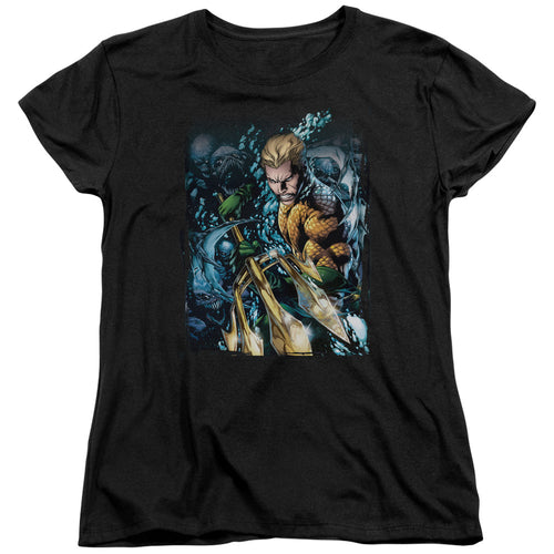 Justice League Aquaman #1 Womens T-Shirt
