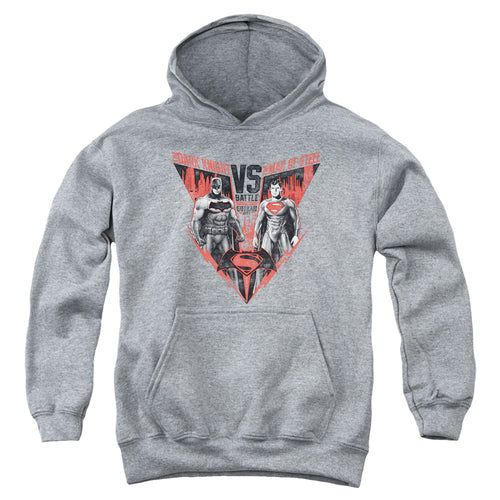 Batman v Superman Batlle For Gotham Youth Hoodie