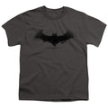 Batman Bat Swarm Logo on Charcoal Youth/Toddler T-Shirt