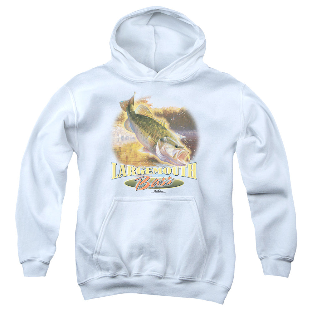 Wild Wings Largemouth Bass Cartwheeling Youth Hoodie