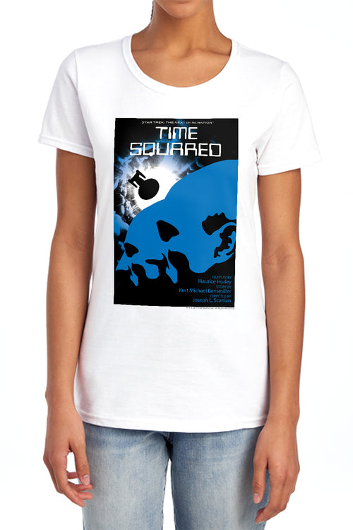 Star Trek Time Squared Womens T-Shirt