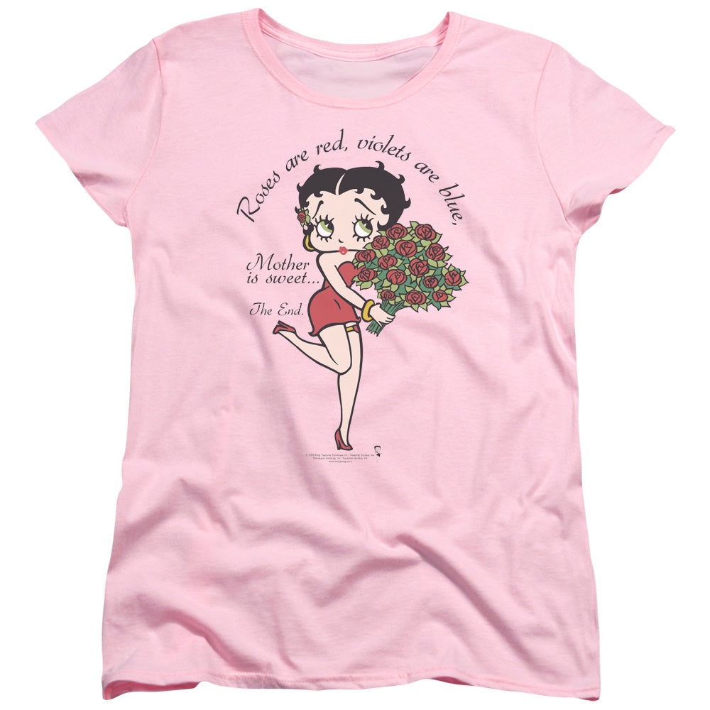 Betty Boop Mother Is Sweet Womens T-Shirt