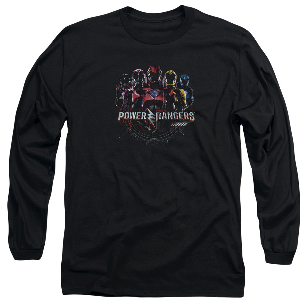 Mighty Morphin Power Rangers: The Movie Ranger Circuitry Long Sleeve T-Shirt
