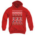 Monopoly Icons Ugly Christmas Youth Hoodie