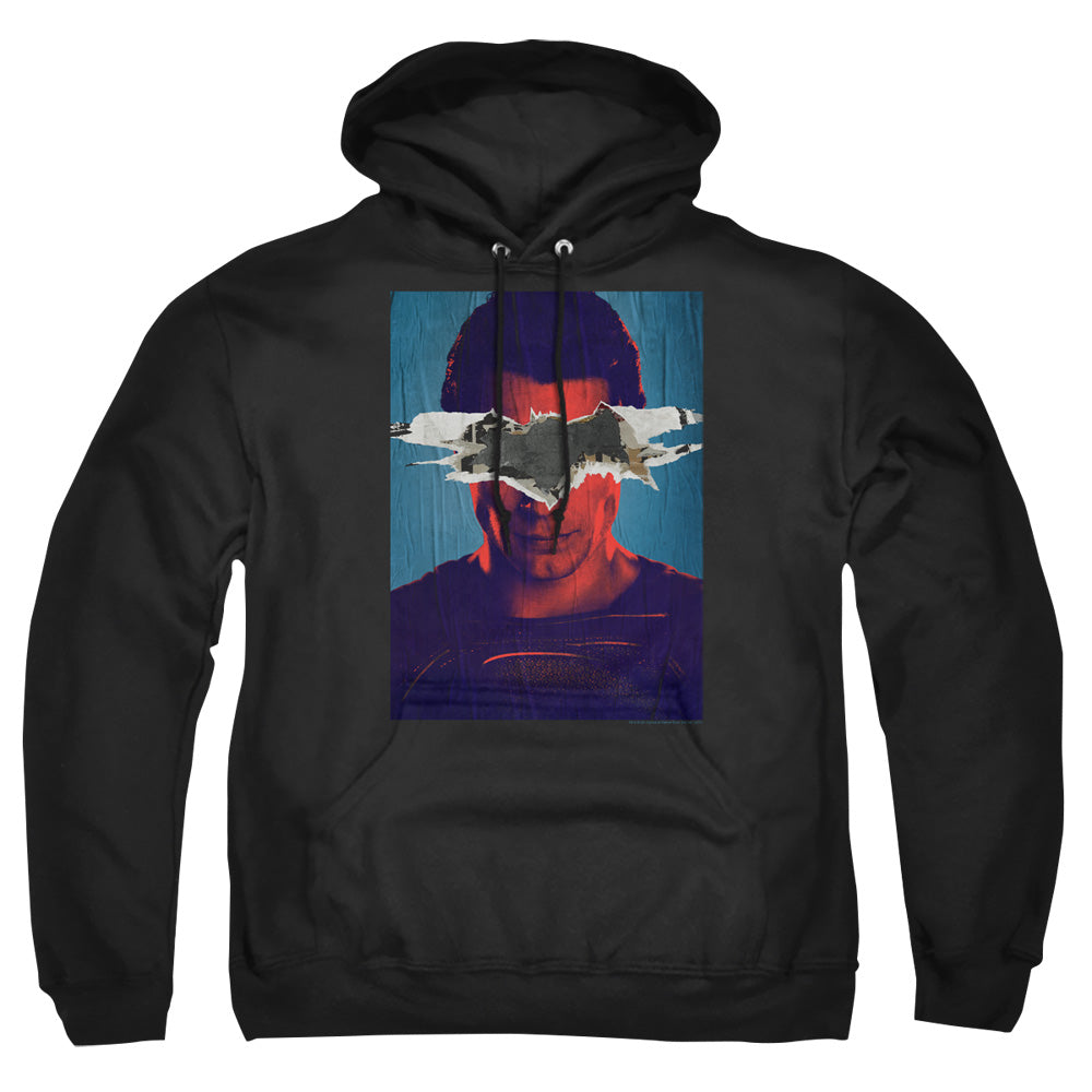 Batman v Superman Superman Poster Pullover Hoodie