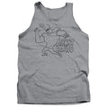 Johnny Bravo Jb Line Art Tank Top