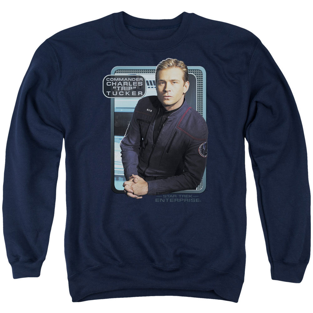 Star Trek Trip Tucker Crewneck Sweatshirt