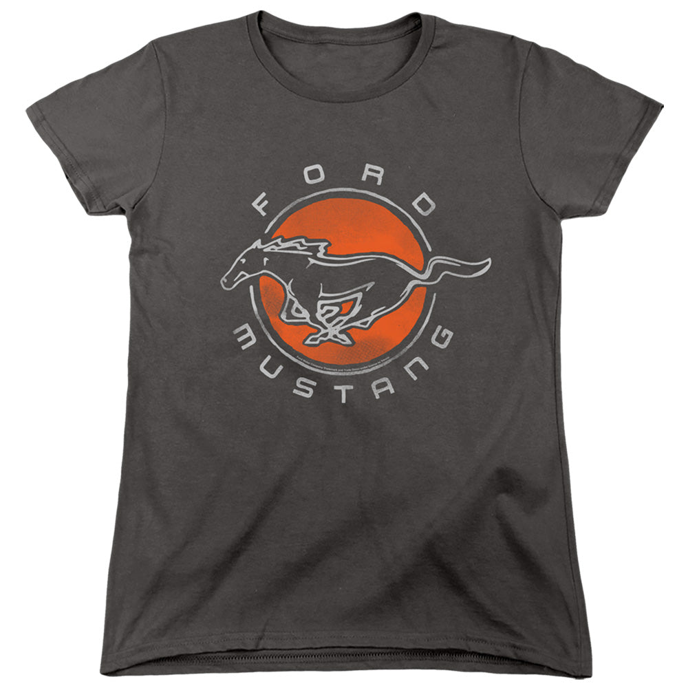 Ford Mustang Circle Womens T-Shirt